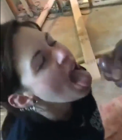 BBC Porn - Married slut paying the builder's extra fee with a blowjob until he cums in her mouth #XTUQ4Dog